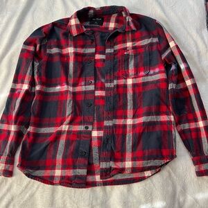 hollister red flannel